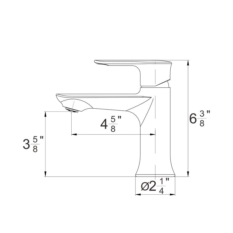 Kalumi 15301QT Basin Faucet – Polished Chrome
