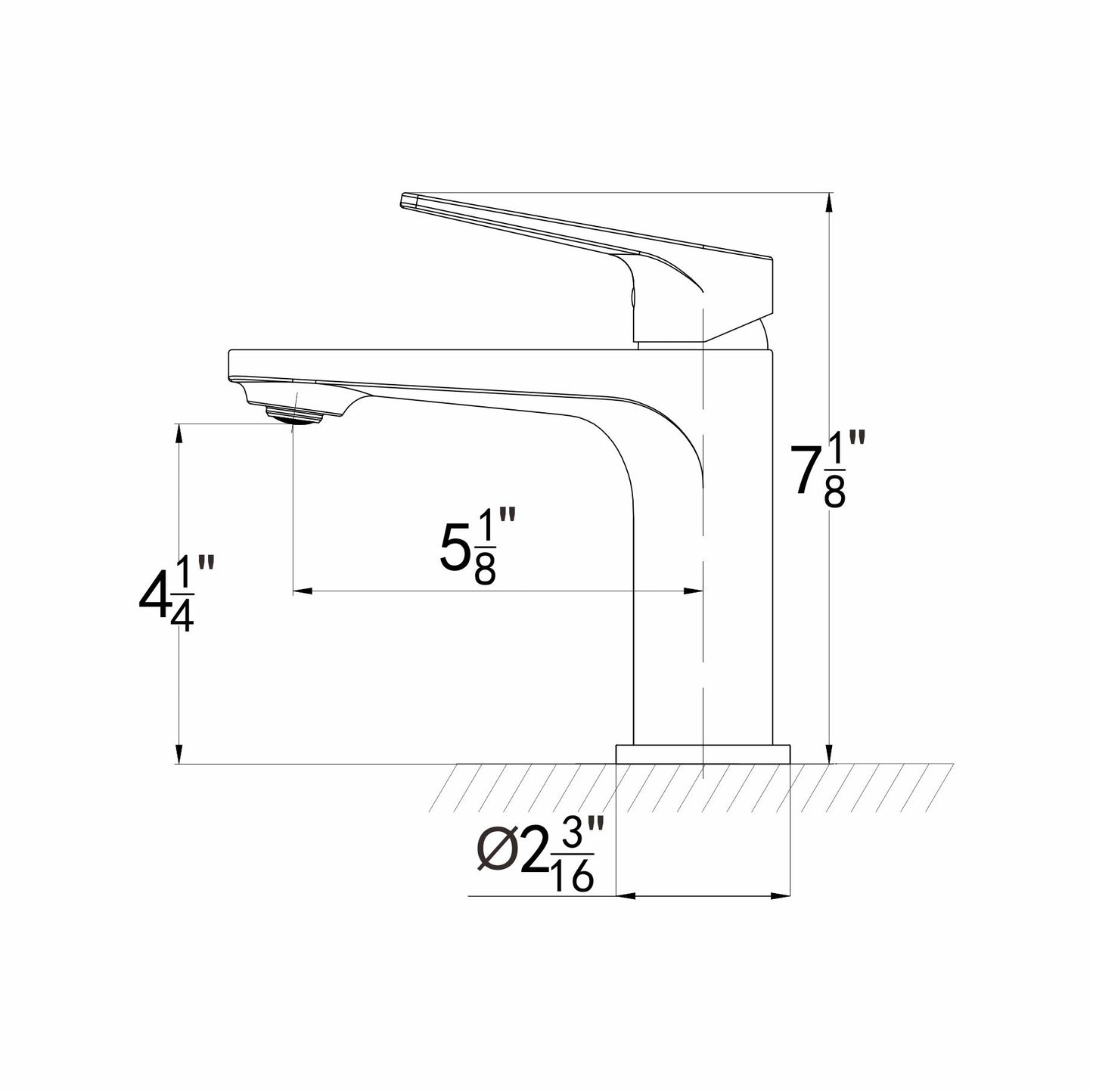 Kalumi 23001QT Basin Faucet