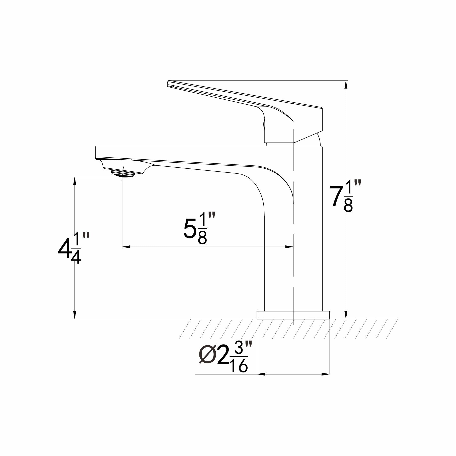 Kalumi 23001QT Basin Faucet