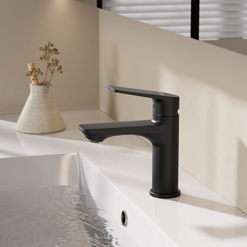 Kalumi 23001QT Basin Faucet – Matte Black