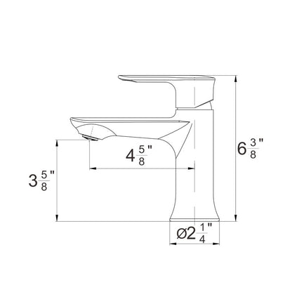 Kalumi 15301QT Basin Faucet – Polished Chrome